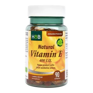 Витамин Е натурален 400IU х90 капсули Holland & Barrett