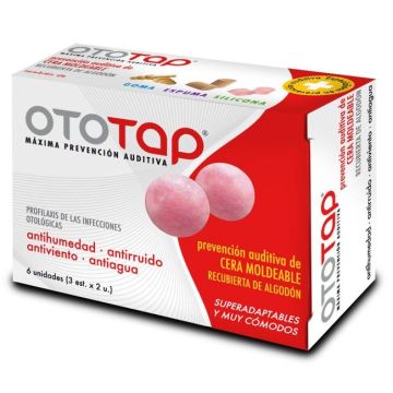 Ototap Восъчни тапи за уши х6 броя