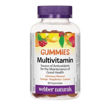 Gummies Мултивитамини х90 желирани таблетки Webber Naturals