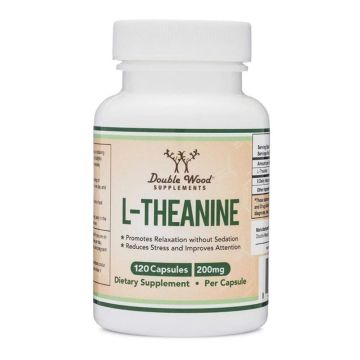 L-теанин 200 mg х120 капсули Double Wood