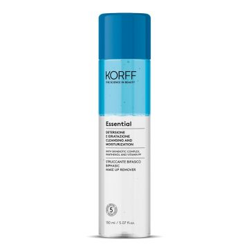 Korff Essential Двуфазен демакиант за околоочен контур и устни x150 мл
