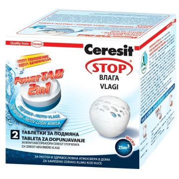 Ceresit Stop Pearl Таблетки за влагоабсорбатор x2 броя