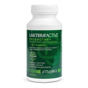 Laktera Active Пробиотик от воден произход за имунната система, чревния баланс и източник на дълголетие х60 капсули