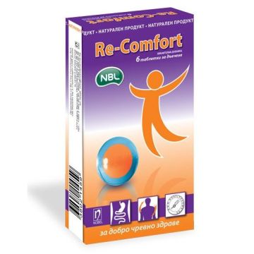 Re-Comfort Таблетки за дъвчене за добро чревно здраве х6 броя Nobel Pharma