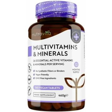 Мултивитаминни и минерали х365 таблетки Nutravita