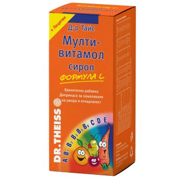 Мултивитамол Формула L Сироп за нормално функциониране на имунната система x200 мл Dr. Theiss
