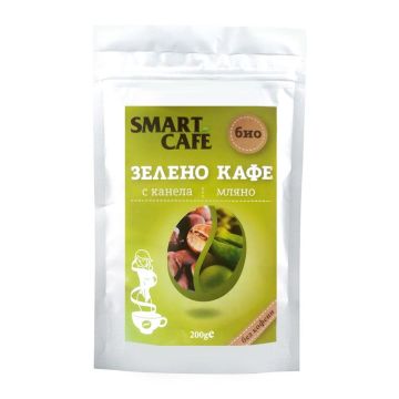Био Зелено Кафе с Канела Без кофеин За детоксикация х200 грама Smart Cafe
