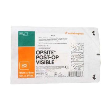 OpSite Post-Op Visible Водоустойчива антибактериална превръзка 8x10 cm х1 брой