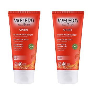 Weleda Sport Комплект за тяло Душ гел с арника 2х200 мл