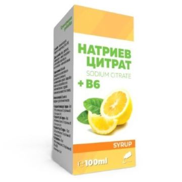 Натриев цитрат и витамин B6, сироп х100 мл Omega Vita