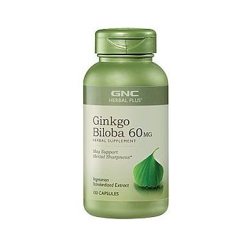 Гинко билоба 60 мг х100 капсули GNC