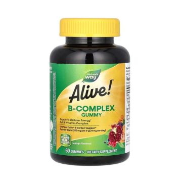 Alive B-complex За оптимално здрав организъм х60 желирани таблетки Nature’s Way