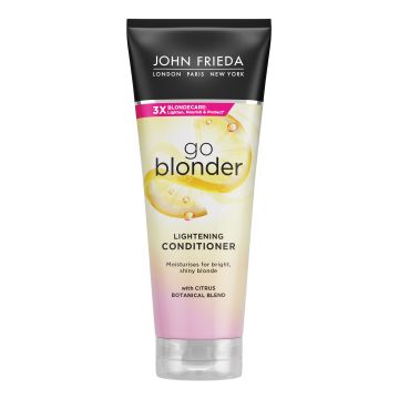 John Frieda Sheer Blonde Go Blonder Изсветляващ балсам за руса коса x250 мл