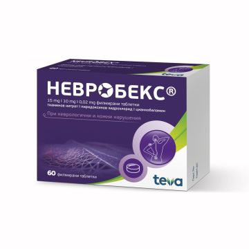 Невробекс за периферната нервна система х60 филмирани таблетки Teva