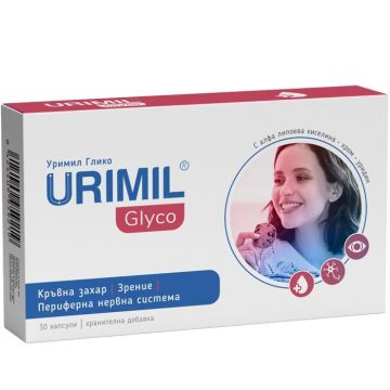 Уримил Глико Грижа за периферните нерви и кръвната захар x30 капсули, Naturfarma