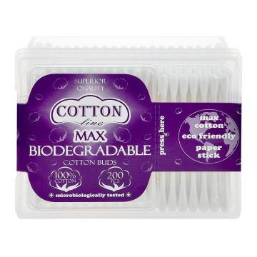 Cotton Line Max Биоразградими клечки за уши x200 броя