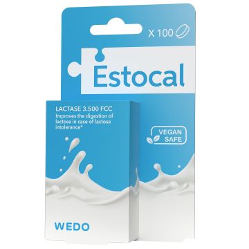 Естокал при лактозна непосимост х100 таблетки Wedo