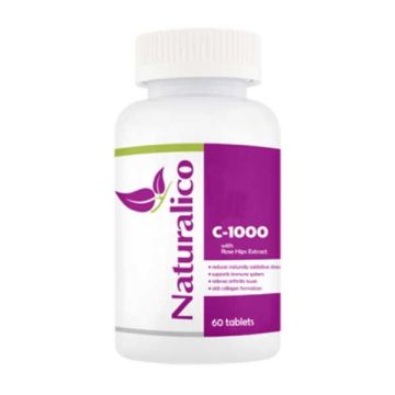 C-1000 Витамин С и шипка х60 таблетки Naturalico