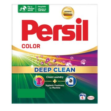 Persil Deep Clean Color Перилен препарат на прах за цветни тъкани x0.220  кг, 4 пранета
