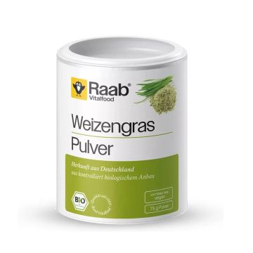 Био пшенична трева на прах x75 грама Raab Vitalfood