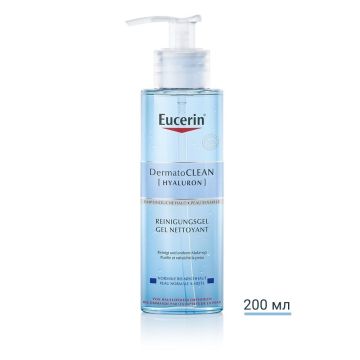 Eucerin DermatoClean Hyaluron Почистващ гел за лице x200 мл