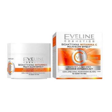 Eveline Nature Line Bioactive Vitamin C Подмладяващ дневен и нощен крем за лице за уморена и повяхнала кожа x50 мл