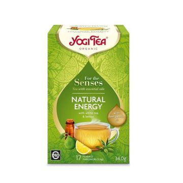 Yogi Tea Био Аюрведичен чай Естествена енергия 17 пакетчета