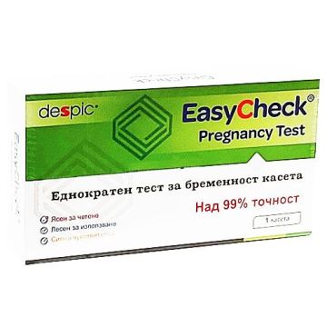 Despic EasyCheck Тест за бременност, касета х1 бр