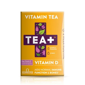 TEA+ Vitamin Tea Чай с витамин D х14 пакетчета Vitabiotics
