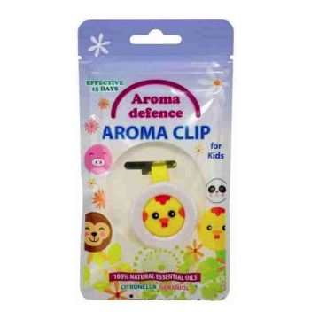 Z-Repelenti Aroma Defence Клипс за деца с аромат на цитронела и гераниол
