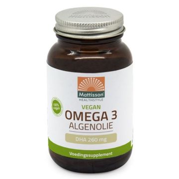 Омега-3 от водорасли, Веган х60 капсули Mattisson Healthstyle