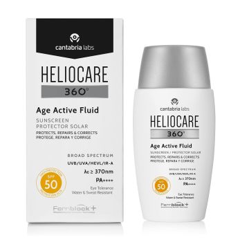 Cantabria Labs Heliocare 360 Слънцезащитен флуид за превенция и корекция при фотостареене SPF50 x50 мл