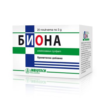 Биона за здрави стави 1500 мг х20 сашета Inbiotech