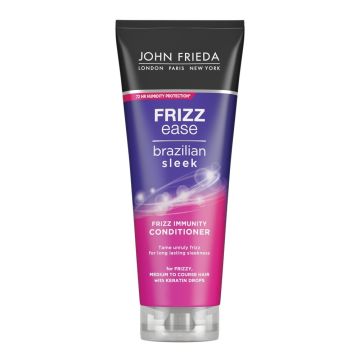 John Frieda Brazilian Sleek Балсам за права и защитена от начупване коса x250 мл