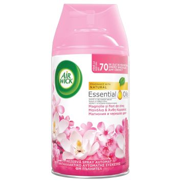 Air Wick Magnolia & Cherry Blossom Пълнител ароматизатор за устройство Freshmatic х250 мл