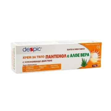 Despic крем за тяло Пантенол с Алое Вера х100 грама