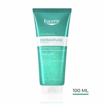 Eucerin Dermopure Clinical Ексфолиращ гел за лице за кожа склонна към акне x100 мл