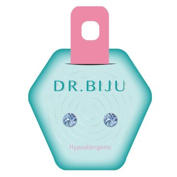 Dr.Biju Хипоалергенни обеци Xirius Light Sapphire 5.3 мм, DXI53C211
