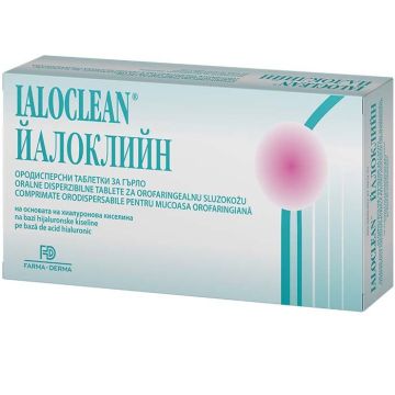 Йалоклийн ородисперсни таблетки за гърло х30 таблетки Naturpharma