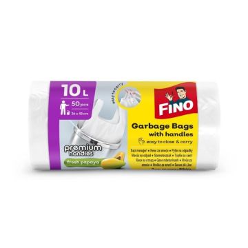 Fino Premium Handles Торби за смет с дръжки, ароматизирани 10 литра x50 броя