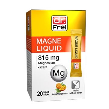 Magne Liquid Магнезиев цитрат 815 mg х20 сашета Dr.Frei