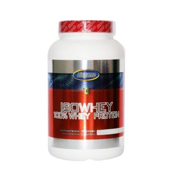 Biogame IsoWhey 100% Суроватъчен Протеин С аромат на ягода х250 грама