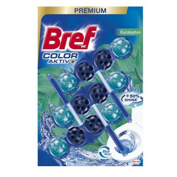Bref Color Active Eucaliptus Твърдо тоалетно блокче 3x50 грама
