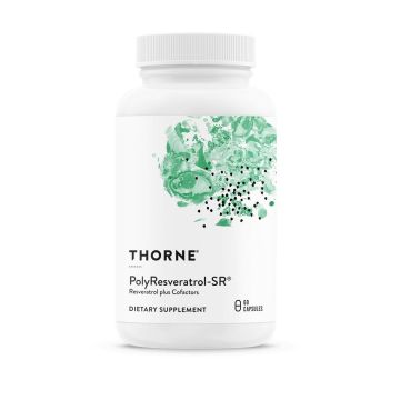 PolyResveratrol SR Ресвератрол + кофактори x60 капсули с удължено освобождаване, Thorne