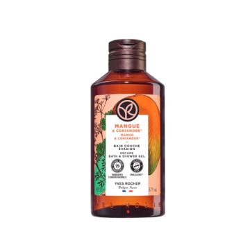 Yves Rocher Bain Nature Душ гел за тяло Манго и кориандър x200 мл