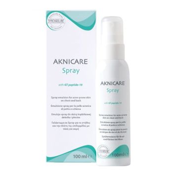 Synchroline Aknicare Spray Емулсия-спрей за гърди и гръб за акнеична кожа x100 мл