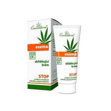 Cannaderm Exema Успокояващ крем при чувствителна кожа и екземи с 4.7pH x50 грама