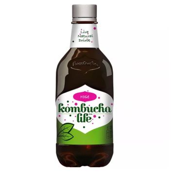 Kombucha Life Естествено газиран чай с роза х500 мл