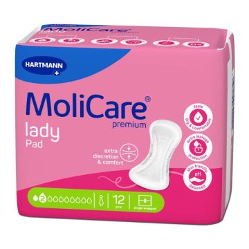 Hartmann MoliCare Lady Подложки за жени 2 капки х12 броя