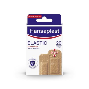 Hansaplast Elastic Еластични водоустойчиви пластири х20 броя